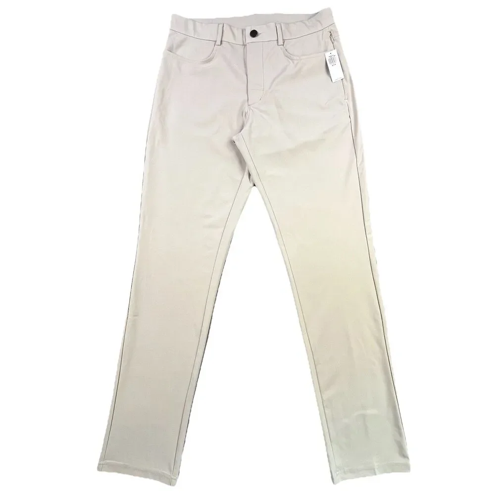 Old Navy Active Tech Hybrid Pants Mens 30x32 Tan Performance Stretch Golf NWT